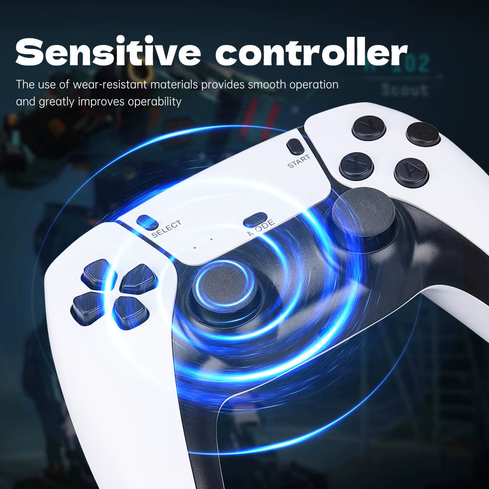 M15 Game Stick 4K Mini Retro Video Game Console Built-In 20000 Games Wireless Gamepads Video Game Controller Support 2 Player